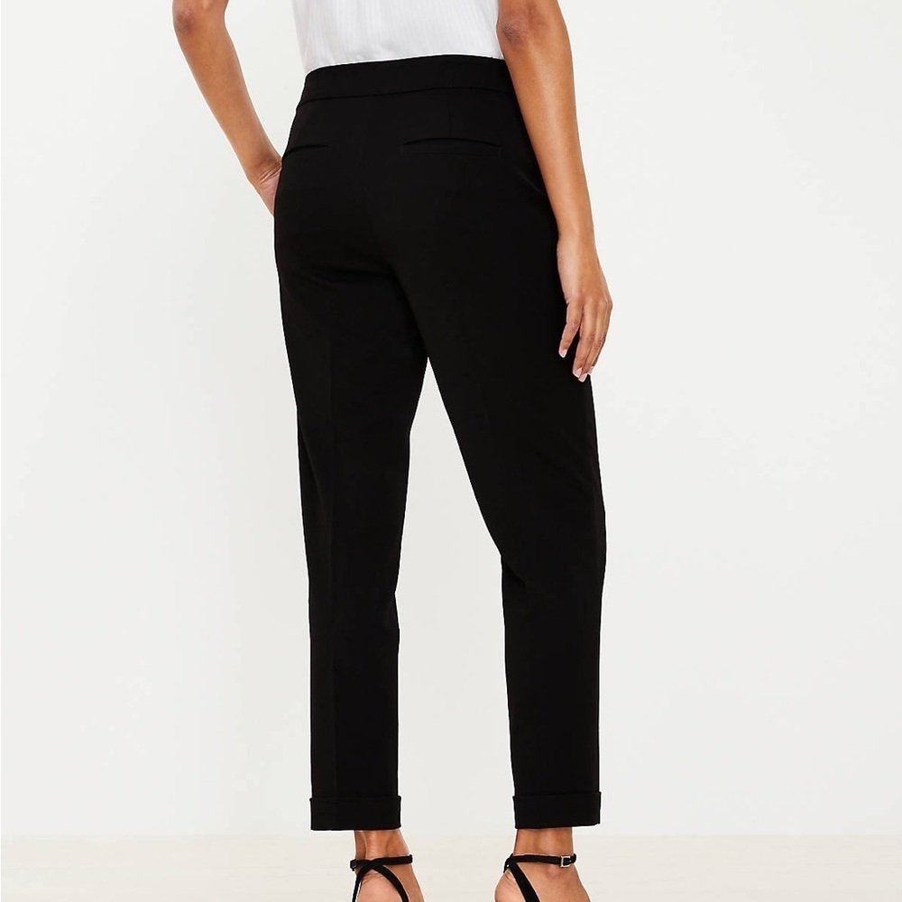 Loft Black Sailor Button-Detail Pants - Picture 2 of 2